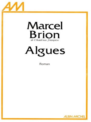 cover image of ALGUES velin du marais